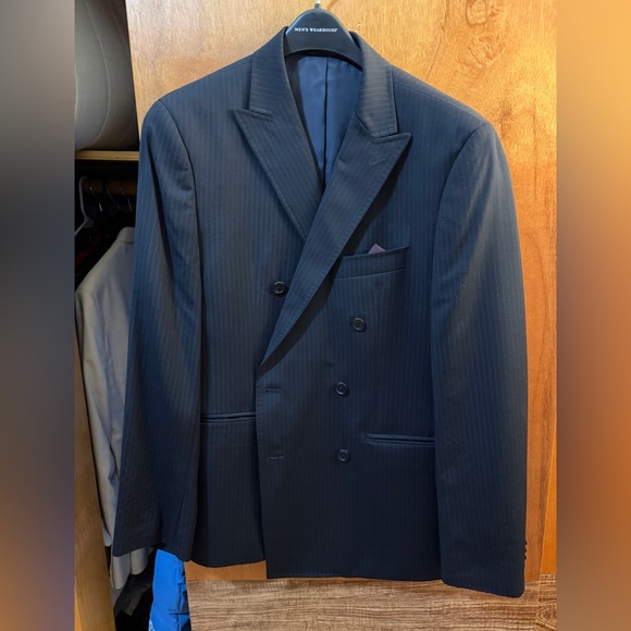 MICHAEL Michael Kors Other - MICHAEL Michael Kors Charcoal Pinstripe Blazer